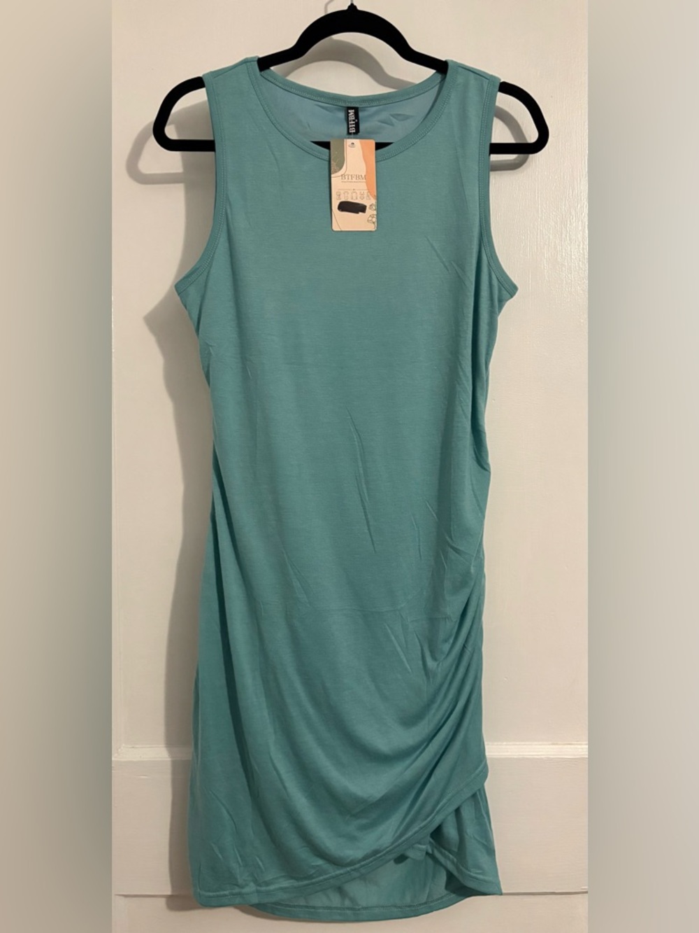 BTFBM Sleeveless Midi Dress in Teal